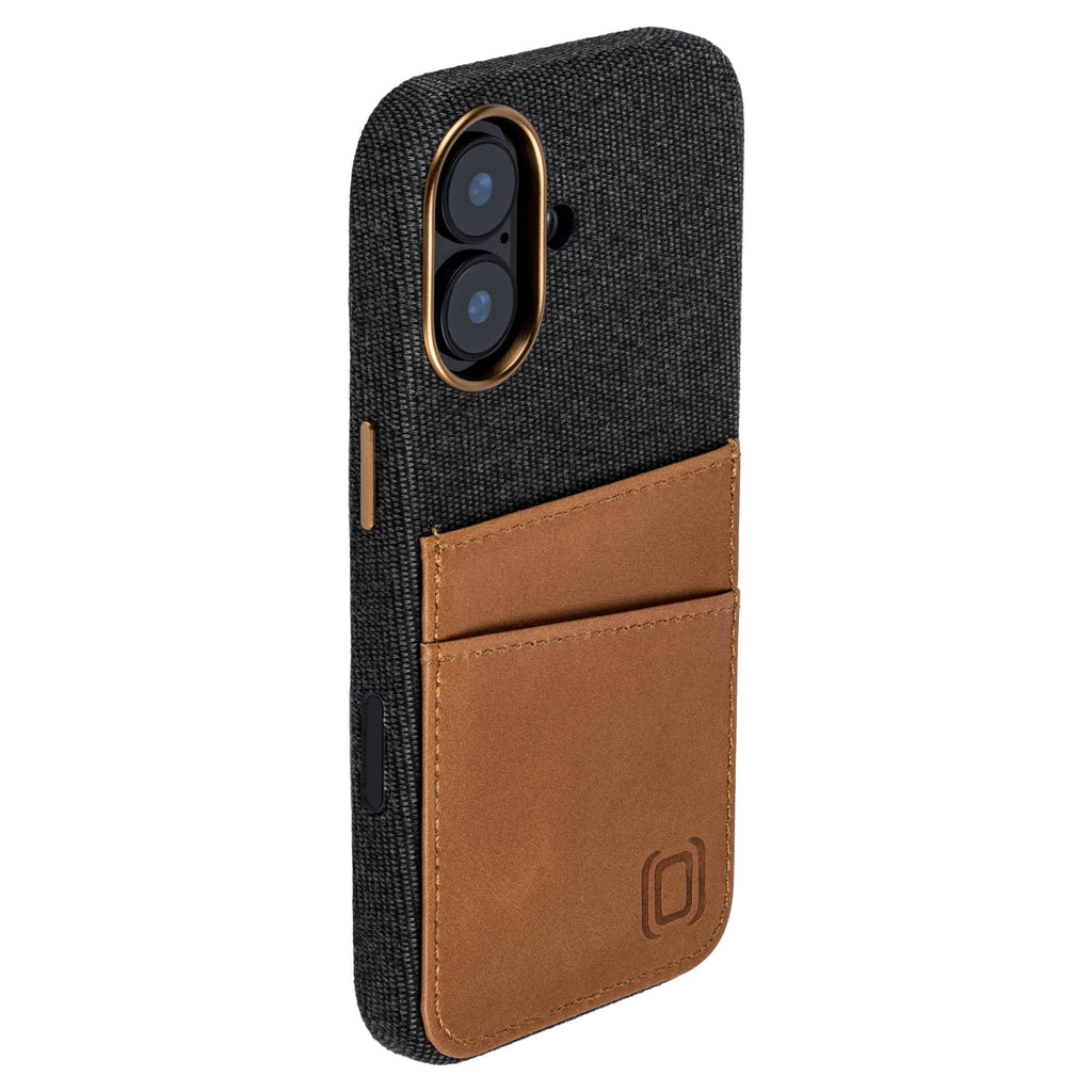 iPhone 17 Fabric M2F Card Case [Light Brown]