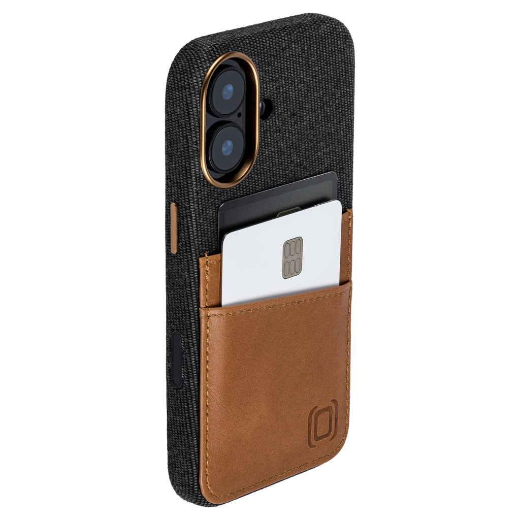 iPhone 17 Fabric M2F Card Case [Light Brown]
