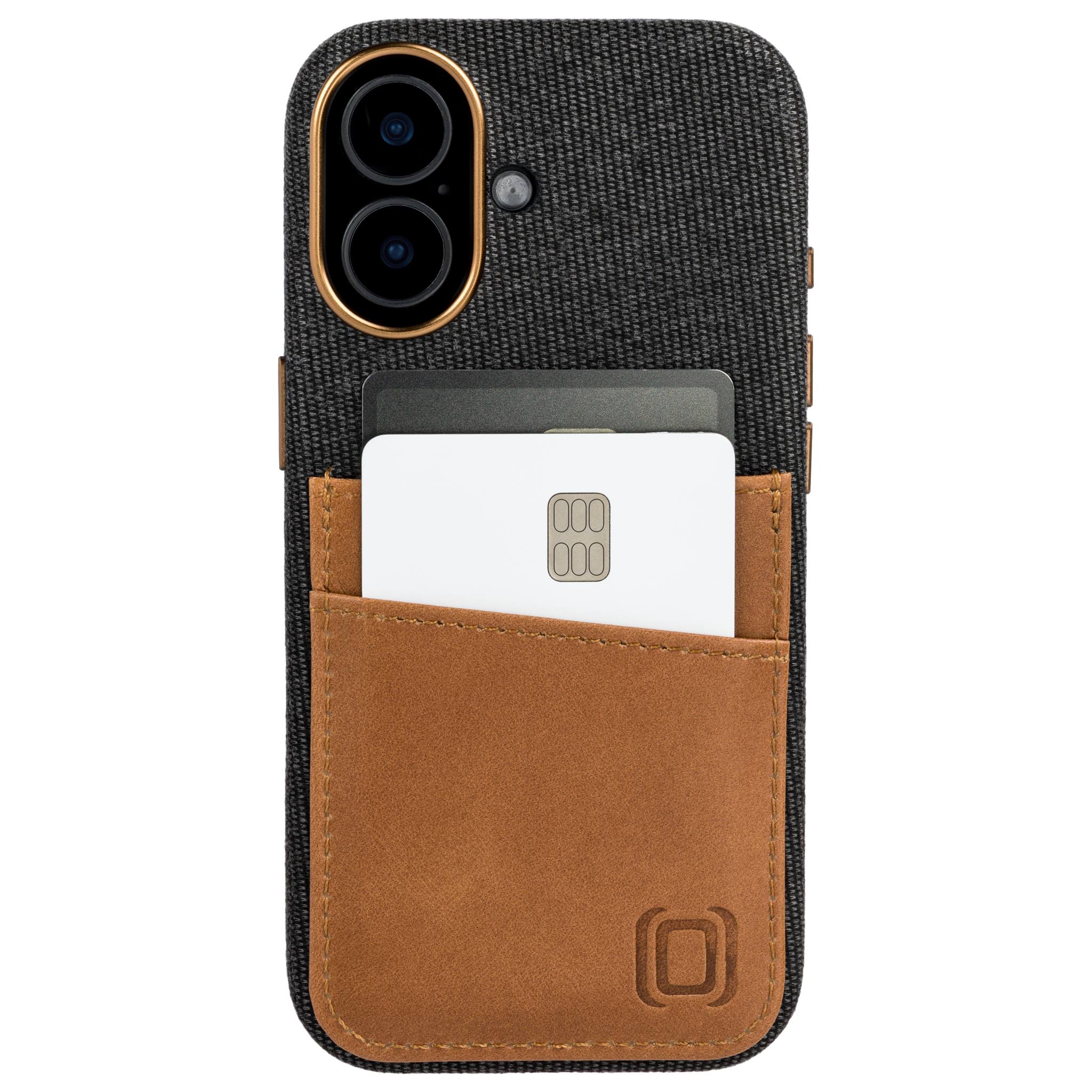 iPhone 17 Fabric M2F Card Case [Light Brown]