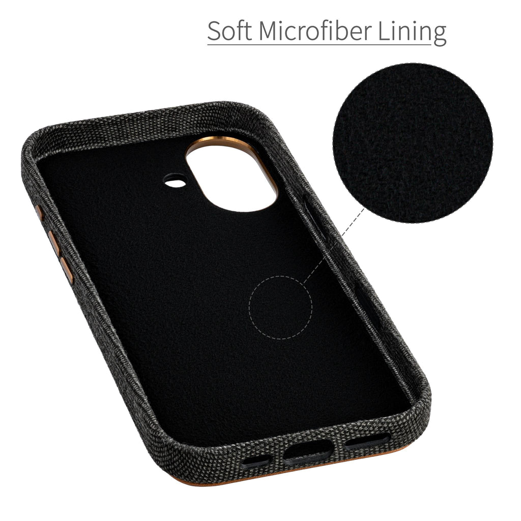 iPhone 17 Fabric M2F Card Case [Light Brown]