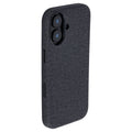 MSVL Slim Vegan Leather Case for iPhone 17 - Charcoal Black